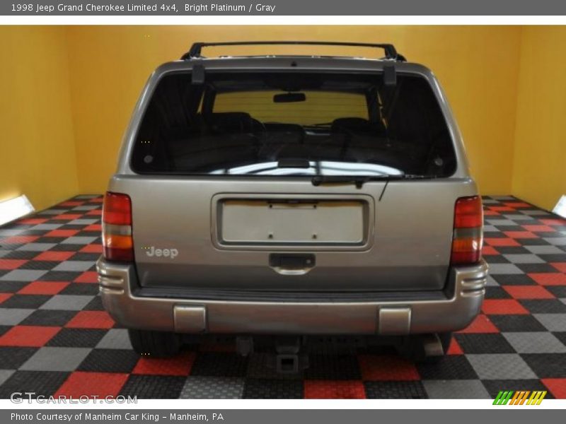 Bright Platinum / Gray 1998 Jeep Grand Cherokee Limited 4x4