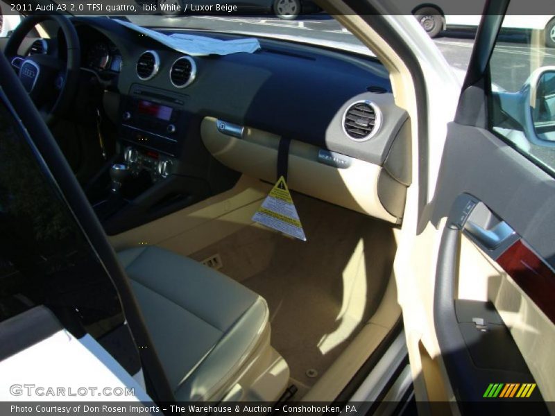 Ibis White / Luxor Beige 2011 Audi A3 2.0 TFSI quattro