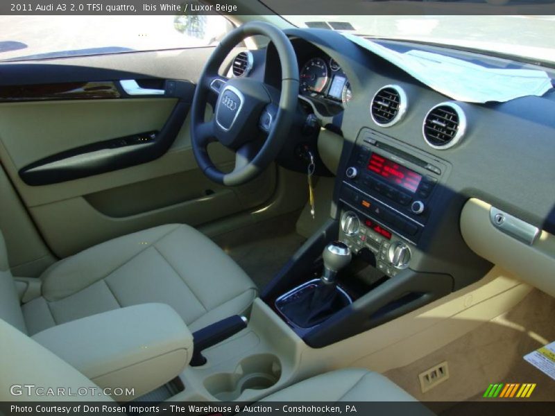 Ibis White / Luxor Beige 2011 Audi A3 2.0 TFSI quattro