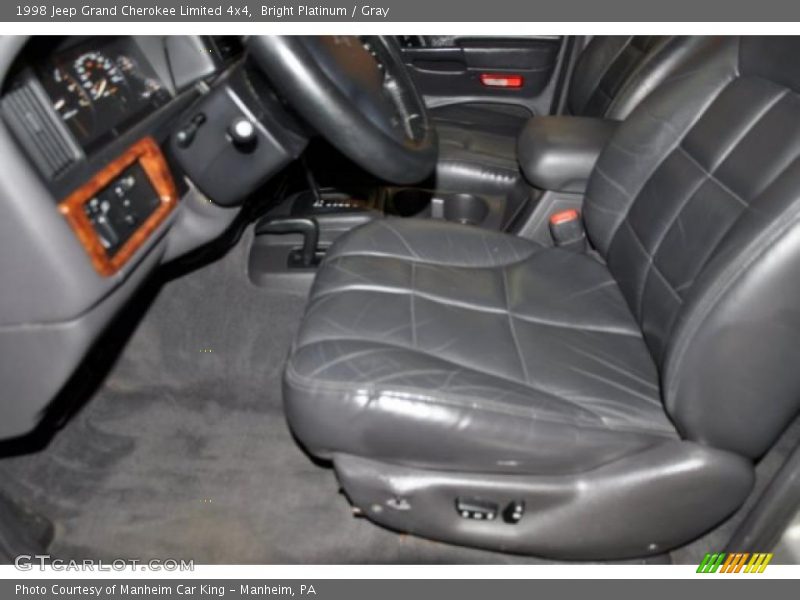 Bright Platinum / Gray 1998 Jeep Grand Cherokee Limited 4x4