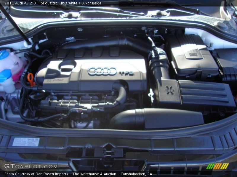 2011 A3 2.0 TFSI quattro Engine - 2.0 Liter FSI Turbocharged DOHC 16-Valve VVT 4 Cylinder
