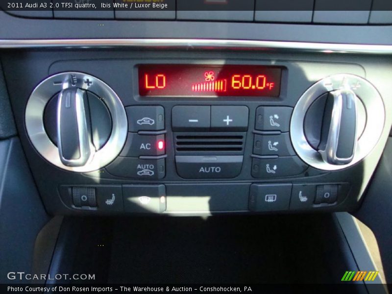 Ibis White / Luxor Beige 2011 Audi A3 2.0 TFSI quattro
