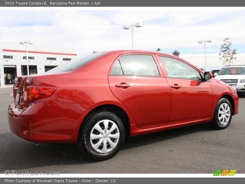 Barcelona Red Metallic / Ash 2010 Toyota Corolla LE