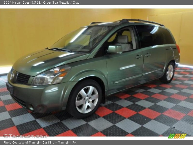 Green Tea Metallic / Gray 2004 Nissan Quest 3.5 SE