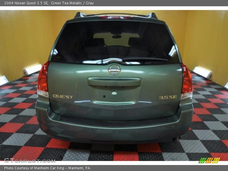 Green Tea Metallic / Gray 2004 Nissan Quest 3.5 SE
