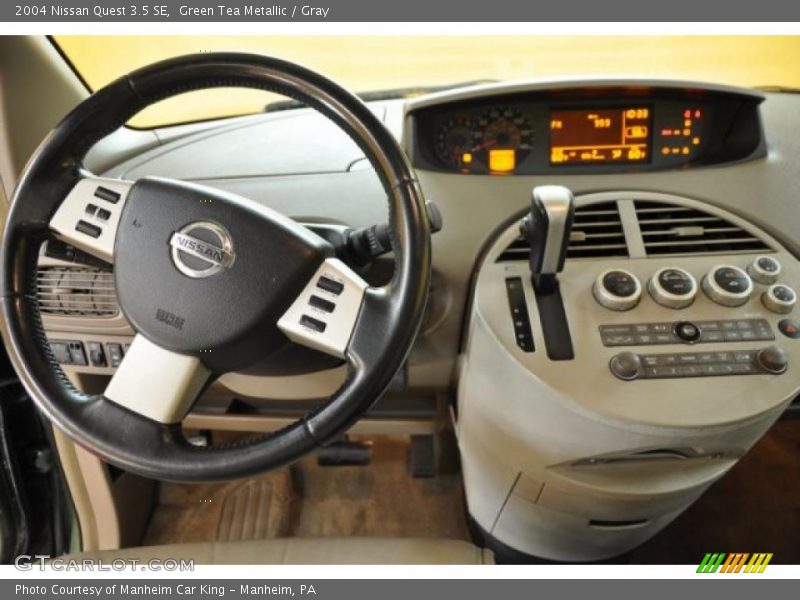 Green Tea Metallic / Gray 2004 Nissan Quest 3.5 SE