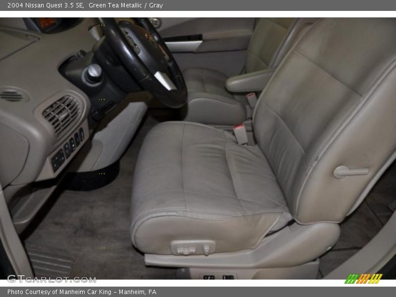 Green Tea Metallic / Gray 2004 Nissan Quest 3.5 SE