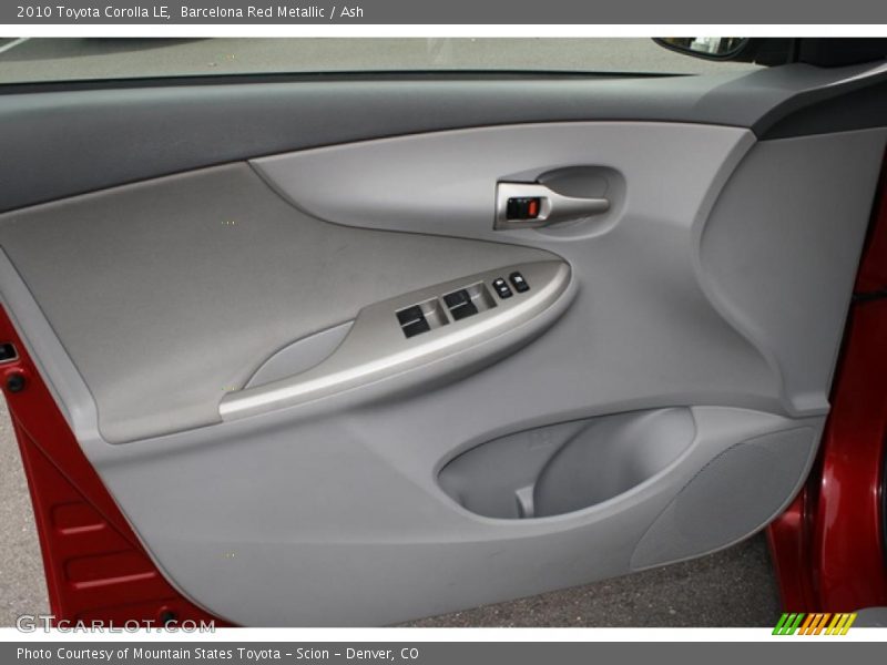 Barcelona Red Metallic / Ash 2010 Toyota Corolla LE