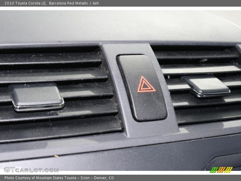 Barcelona Red Metallic / Ash 2010 Toyota Corolla LE