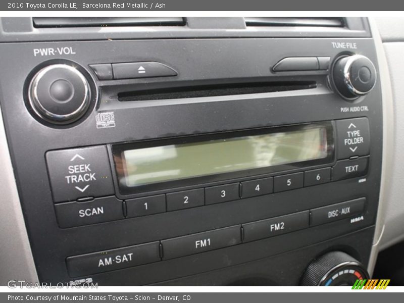 Barcelona Red Metallic / Ash 2010 Toyota Corolla LE