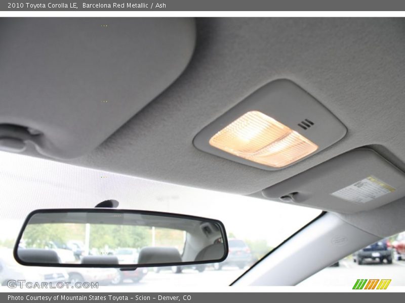 Barcelona Red Metallic / Ash 2010 Toyota Corolla LE