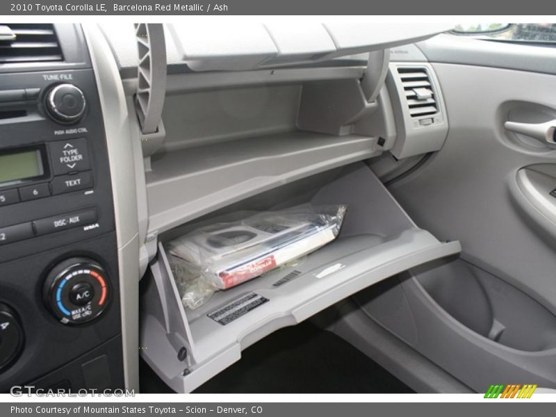 Barcelona Red Metallic / Ash 2010 Toyota Corolla LE