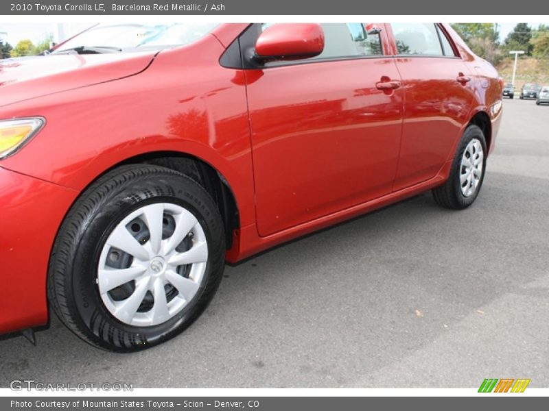 Barcelona Red Metallic / Ash 2010 Toyota Corolla LE