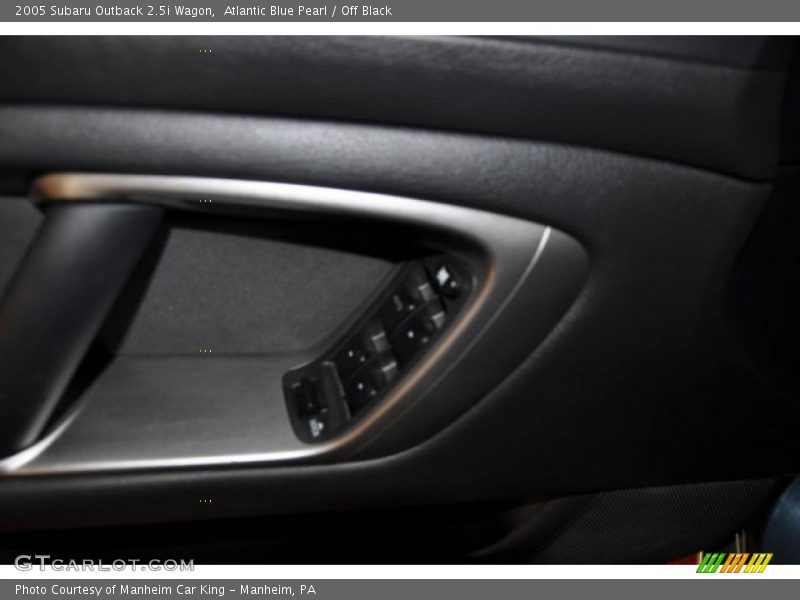 Atlantic Blue Pearl / Off Black 2005 Subaru Outback 2.5i Wagon