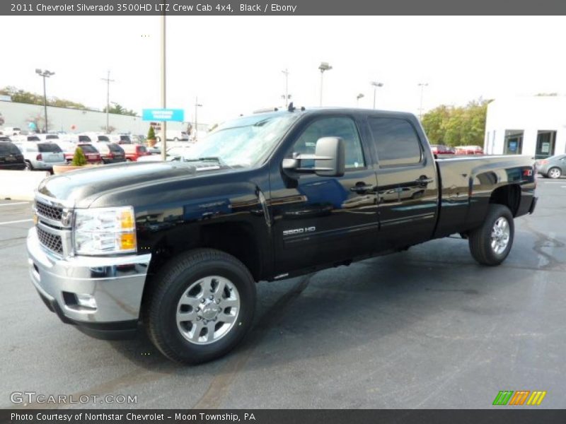 Black / Ebony 2011 Chevrolet Silverado 3500HD LTZ Crew Cab 4x4