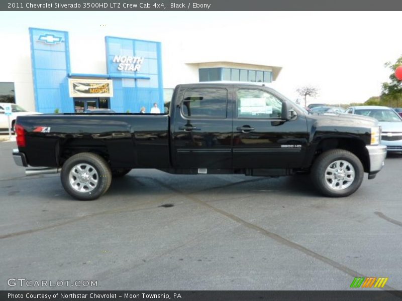 Black / Ebony 2011 Chevrolet Silverado 3500HD LTZ Crew Cab 4x4