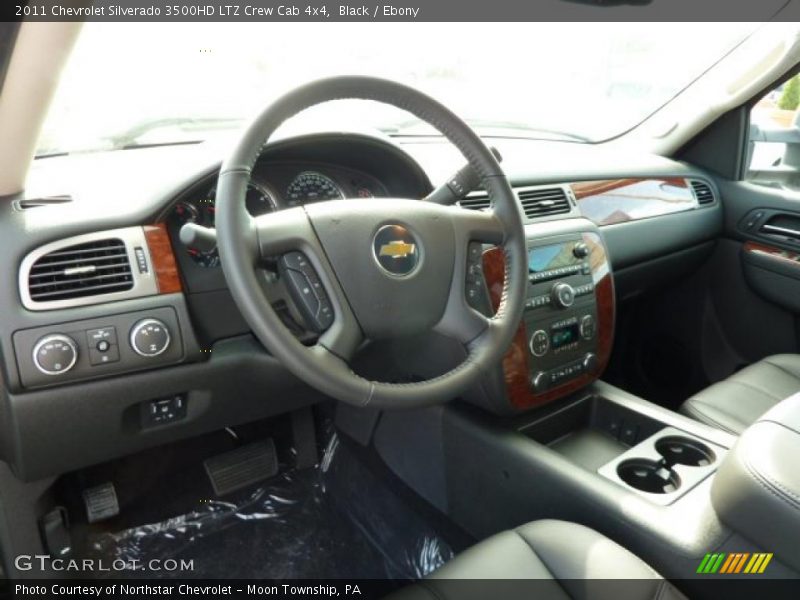 Black / Ebony 2011 Chevrolet Silverado 3500HD LTZ Crew Cab 4x4