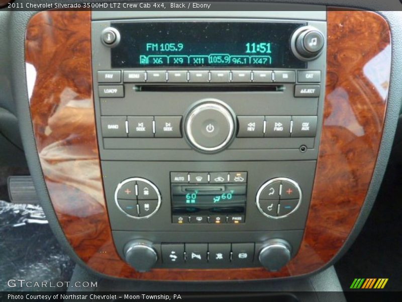  2011 Silverado 3500HD LTZ Crew Cab 4x4 Ebony Interior