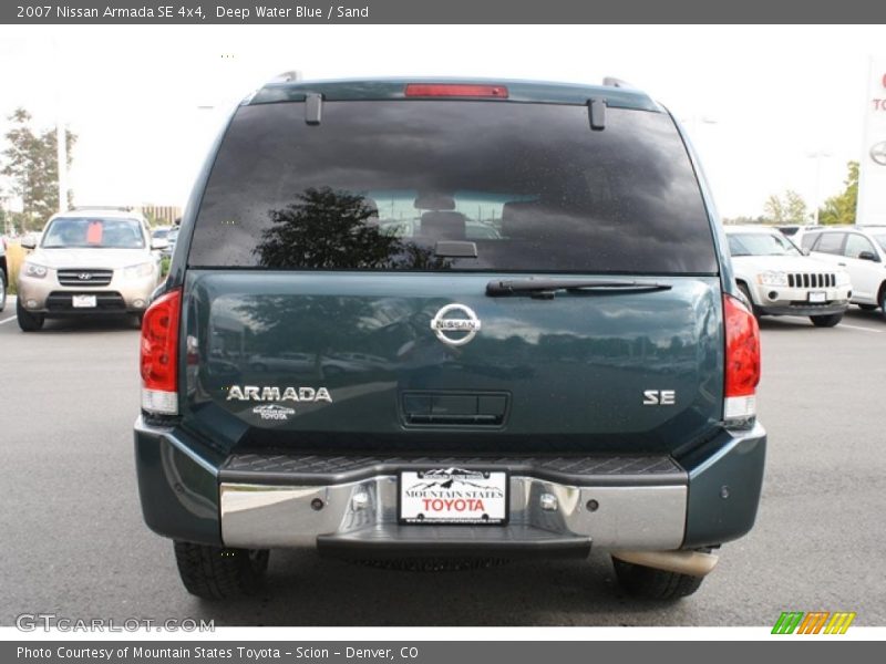 Deep Water Blue / Sand 2007 Nissan Armada SE 4x4