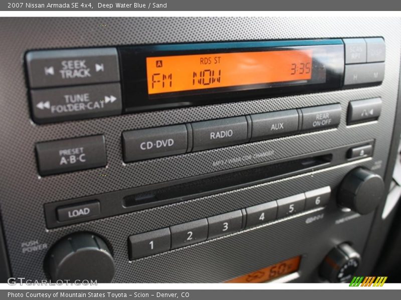 Deep Water Blue / Sand 2007 Nissan Armada SE 4x4