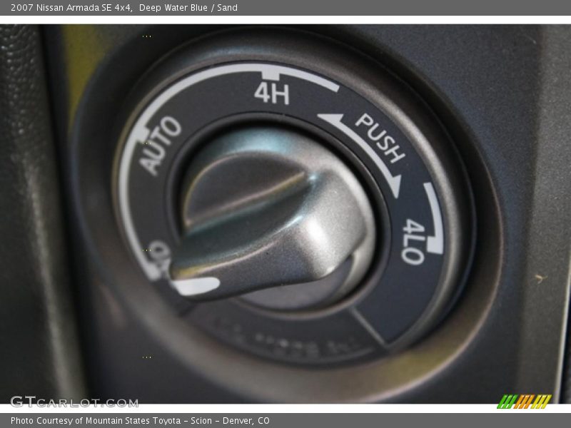 Deep Water Blue / Sand 2007 Nissan Armada SE 4x4