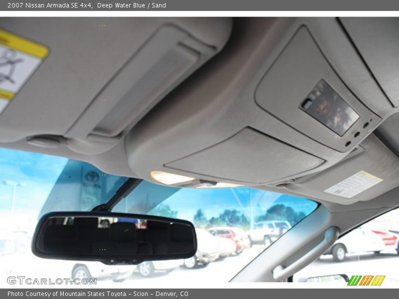 Deep Water Blue / Sand 2007 Nissan Armada SE 4x4