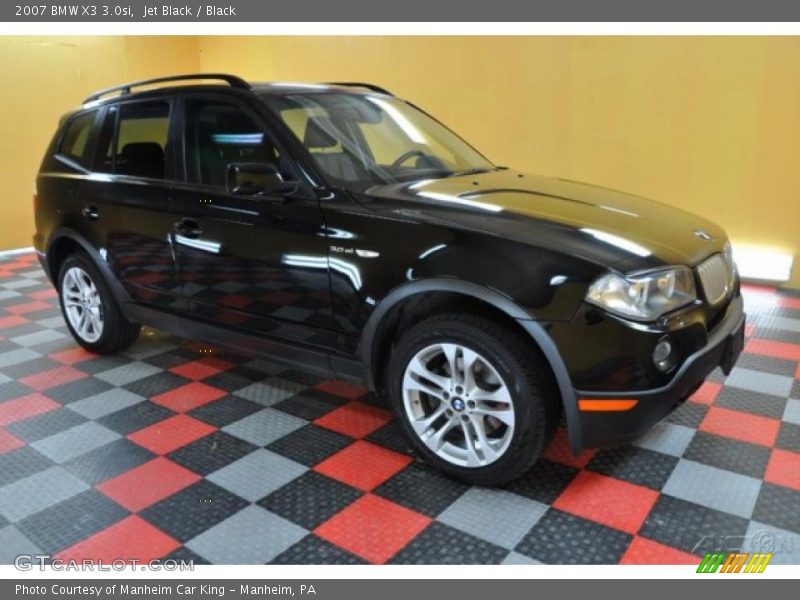 Jet Black / Black 2007 BMW X3 3.0si