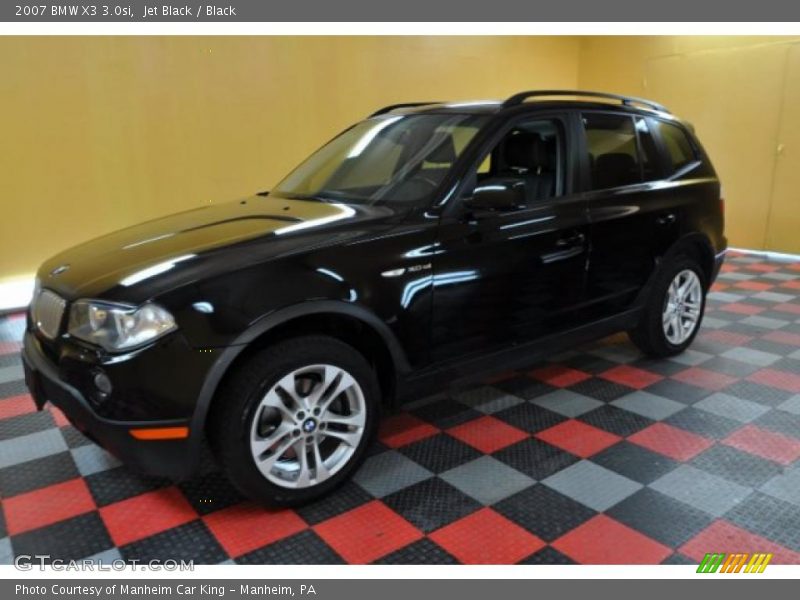 Jet Black / Black 2007 BMW X3 3.0si