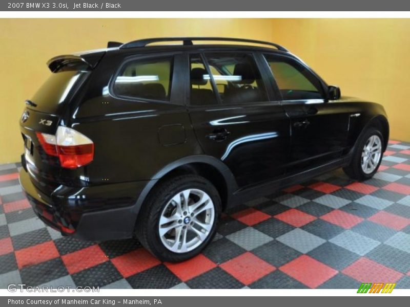 Jet Black / Black 2007 BMW X3 3.0si