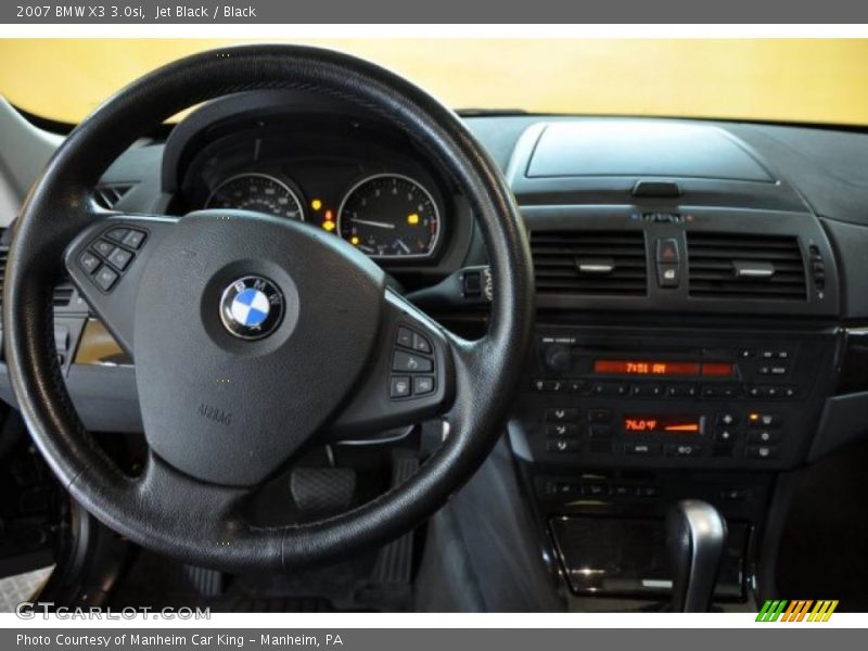 Jet Black / Black 2007 BMW X3 3.0si
