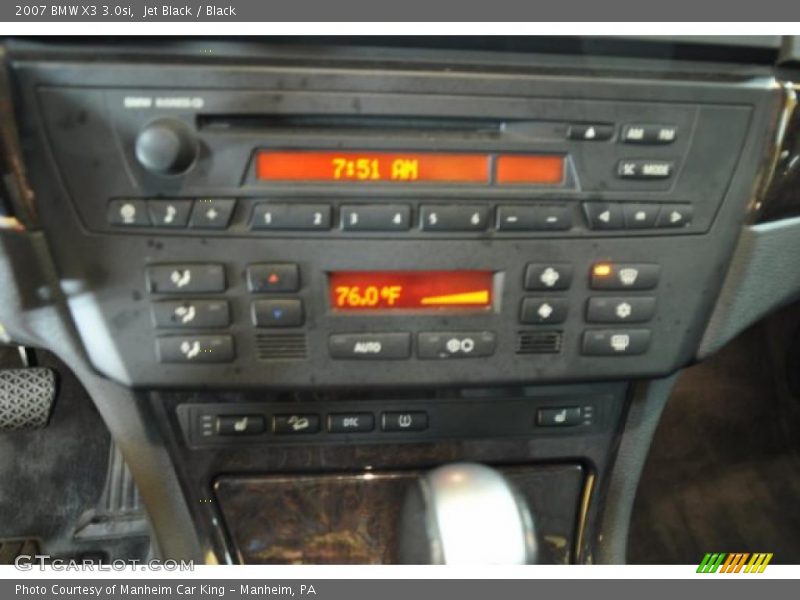 Jet Black / Black 2007 BMW X3 3.0si
