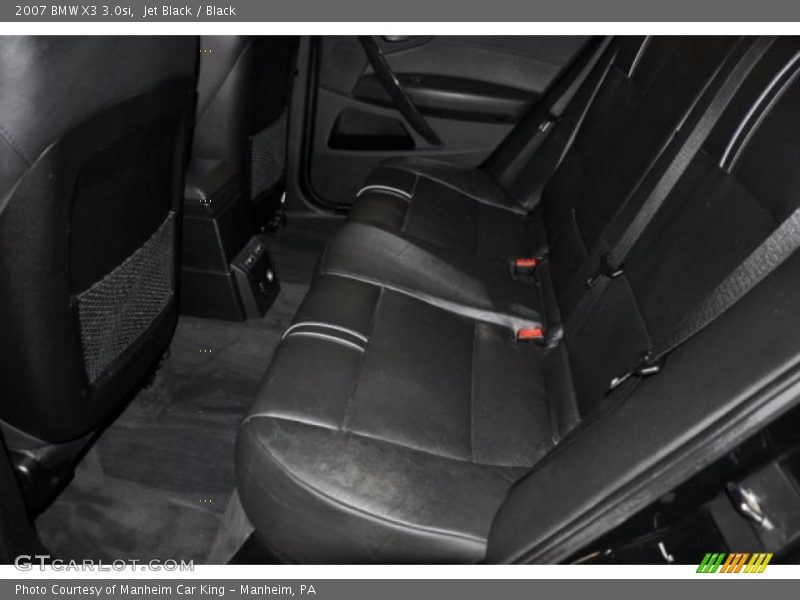 Jet Black / Black 2007 BMW X3 3.0si