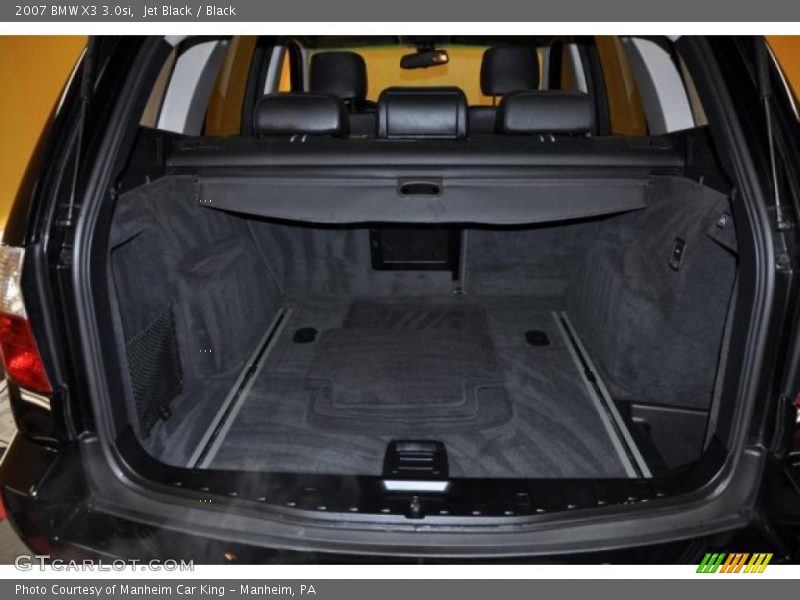 Jet Black / Black 2007 BMW X3 3.0si