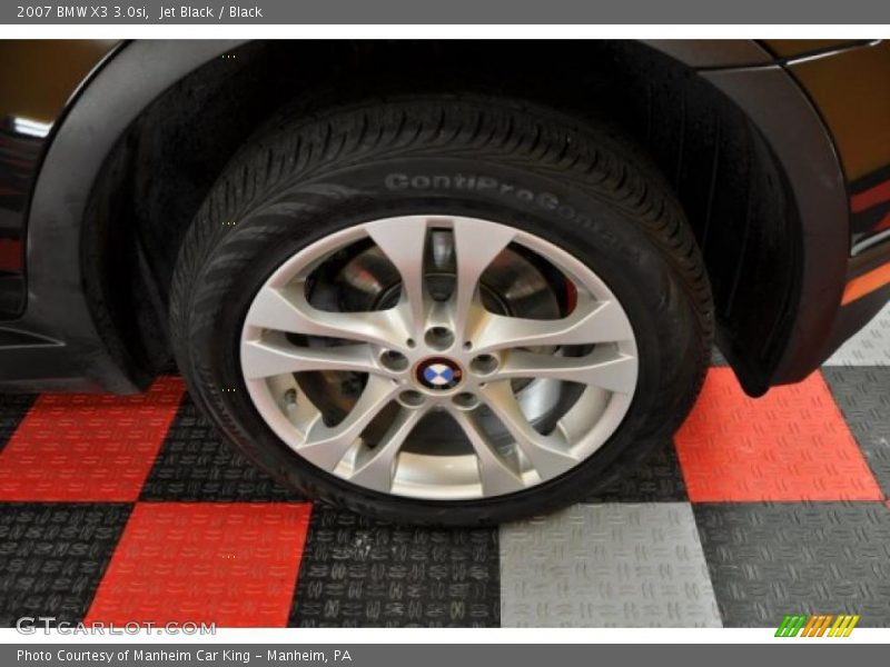 Jet Black / Black 2007 BMW X3 3.0si