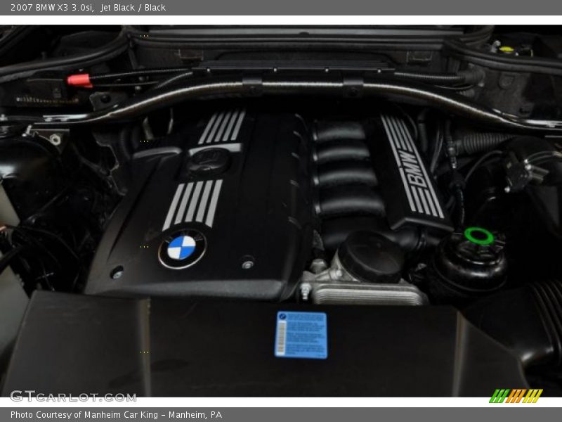 Jet Black / Black 2007 BMW X3 3.0si