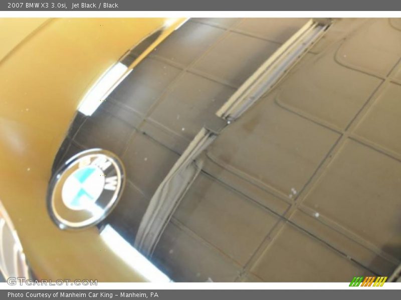 Jet Black / Black 2007 BMW X3 3.0si