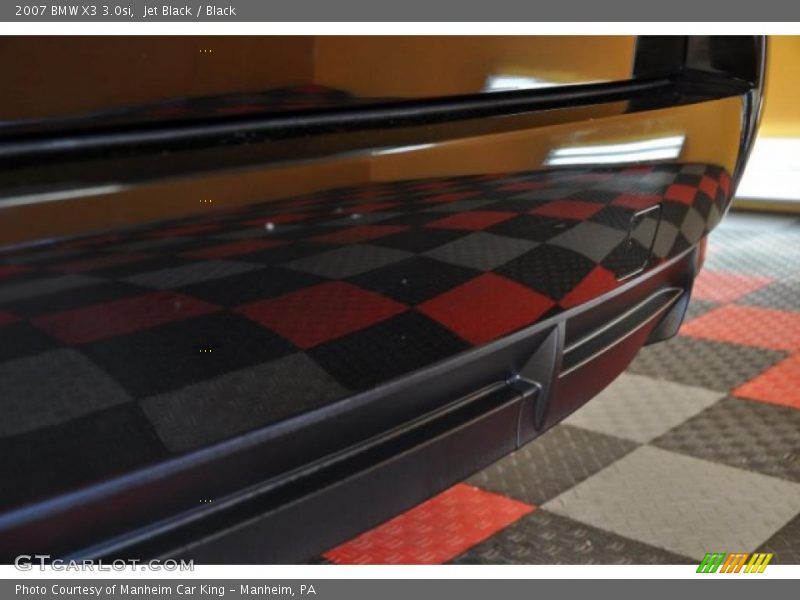 Jet Black / Black 2007 BMW X3 3.0si