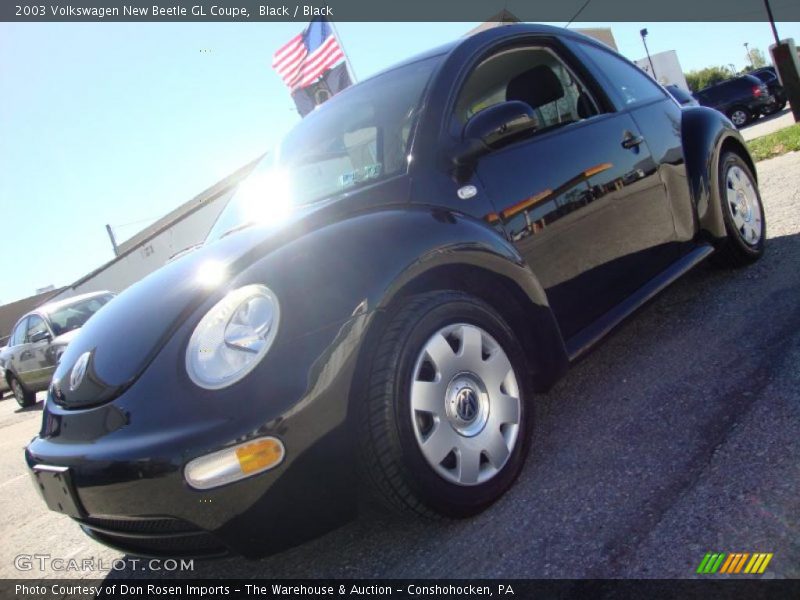 Black / Black 2003 Volkswagen New Beetle GL Coupe