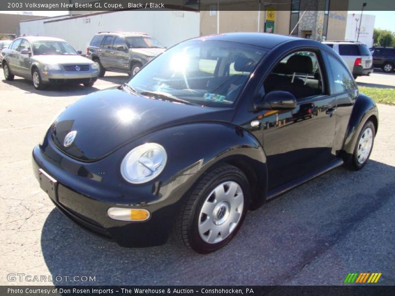 Black / Black 2003 Volkswagen New Beetle GL Coupe