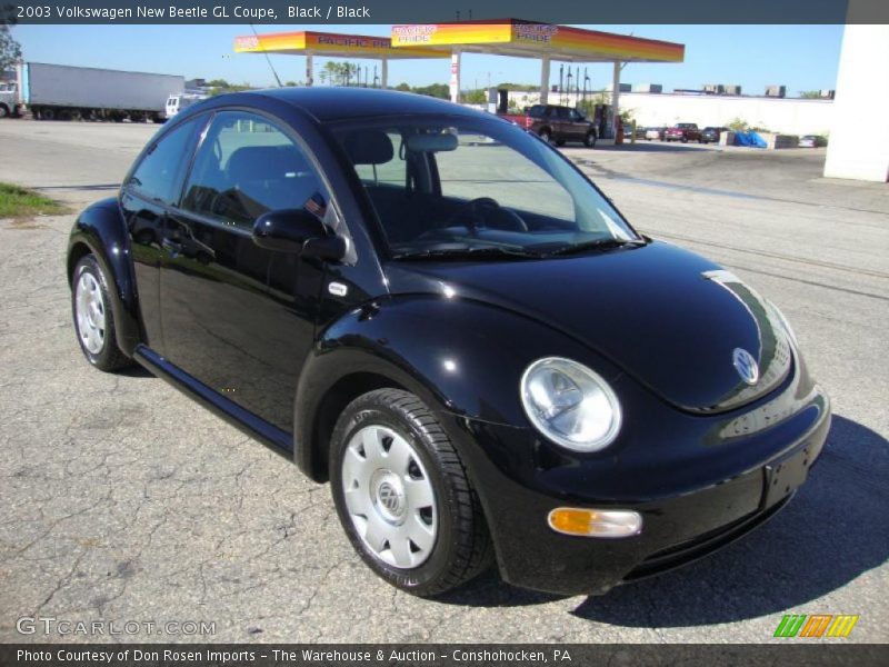 Black / Black 2003 Volkswagen New Beetle GL Coupe