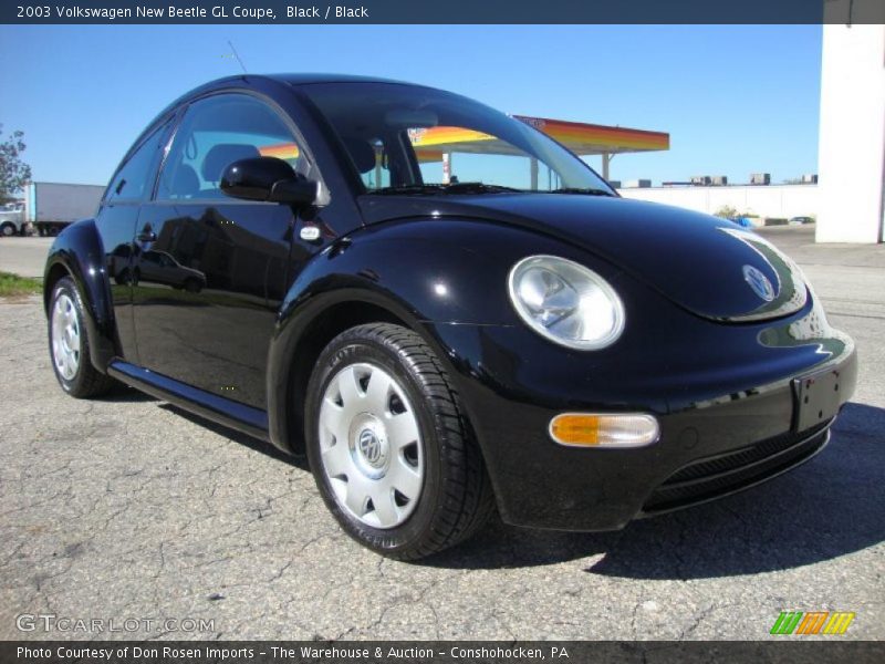 Black / Black 2003 Volkswagen New Beetle GL Coupe