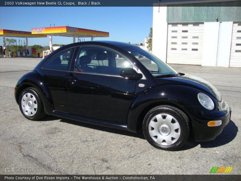 Black / Black 2003 Volkswagen New Beetle GL Coupe