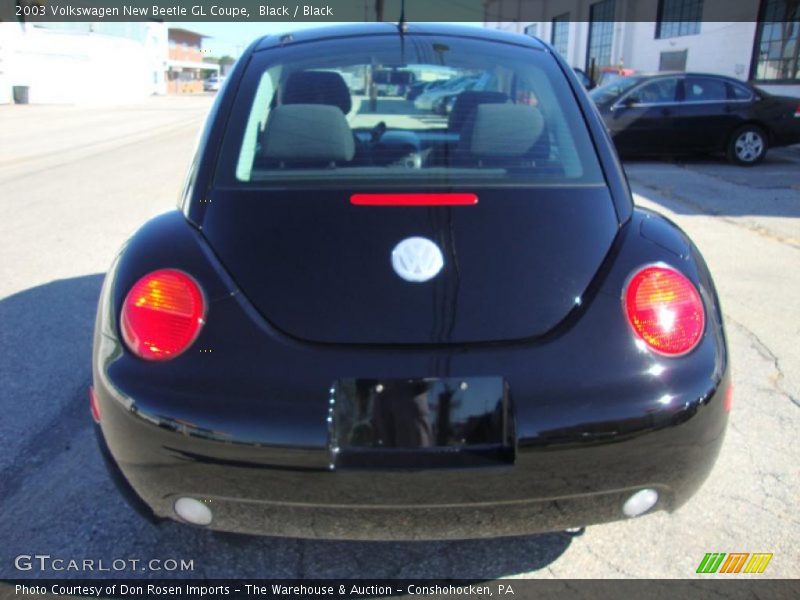 Black / Black 2003 Volkswagen New Beetle GL Coupe