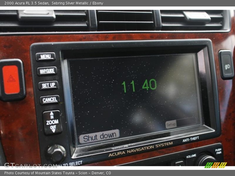 Sebring Silver Metallic / Ebony 2000 Acura RL 3.5 Sedan