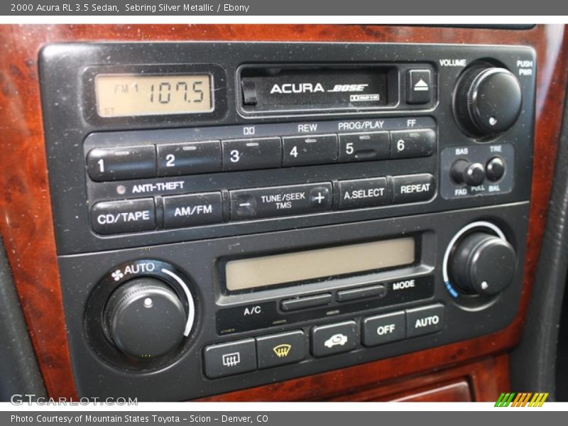 Sebring Silver Metallic / Ebony 2000 Acura RL 3.5 Sedan