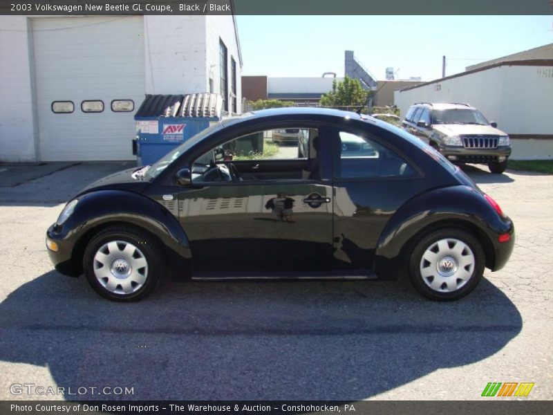 Black / Black 2003 Volkswagen New Beetle GL Coupe