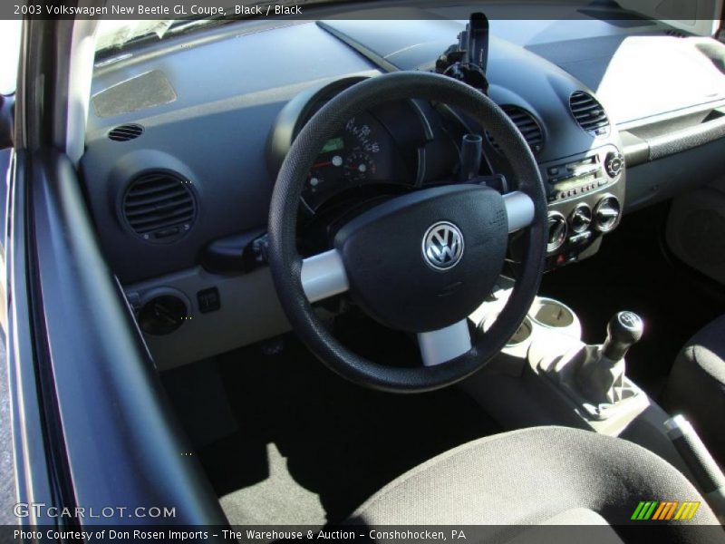 Black / Black 2003 Volkswagen New Beetle GL Coupe