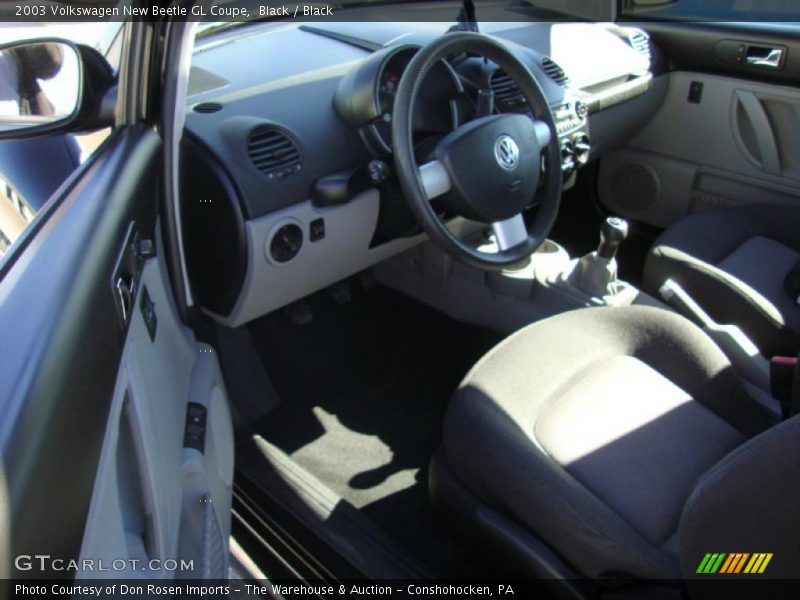 Black / Black 2003 Volkswagen New Beetle GL Coupe