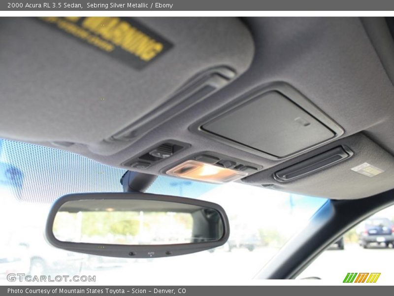 Sebring Silver Metallic / Ebony 2000 Acura RL 3.5 Sedan