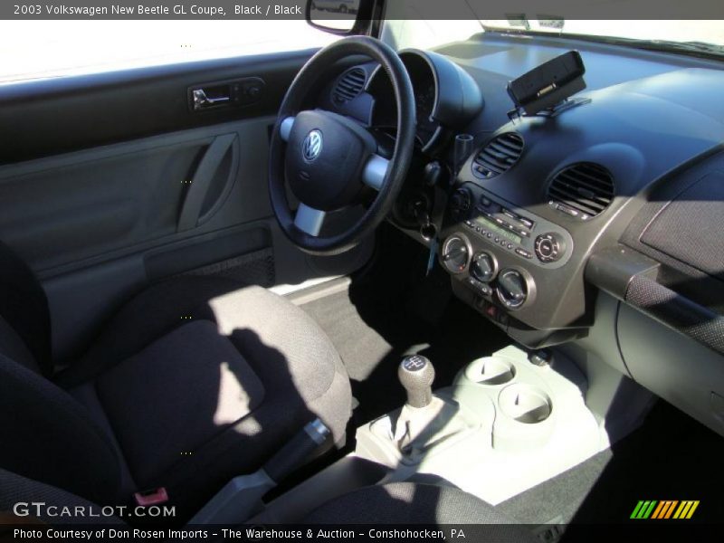 Black / Black 2003 Volkswagen New Beetle GL Coupe